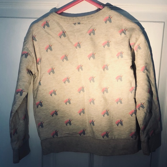 Crew Cuts Unicorn Sweatshirt Used - Picture 1 of 2